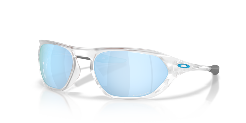 Oakley Cage Jacket Matte Clear W/Prizm Deep Water Polarized
