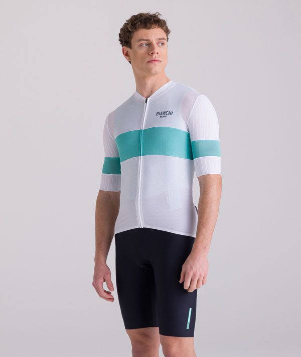 Bianchi Jersey Santini Unisex Race White