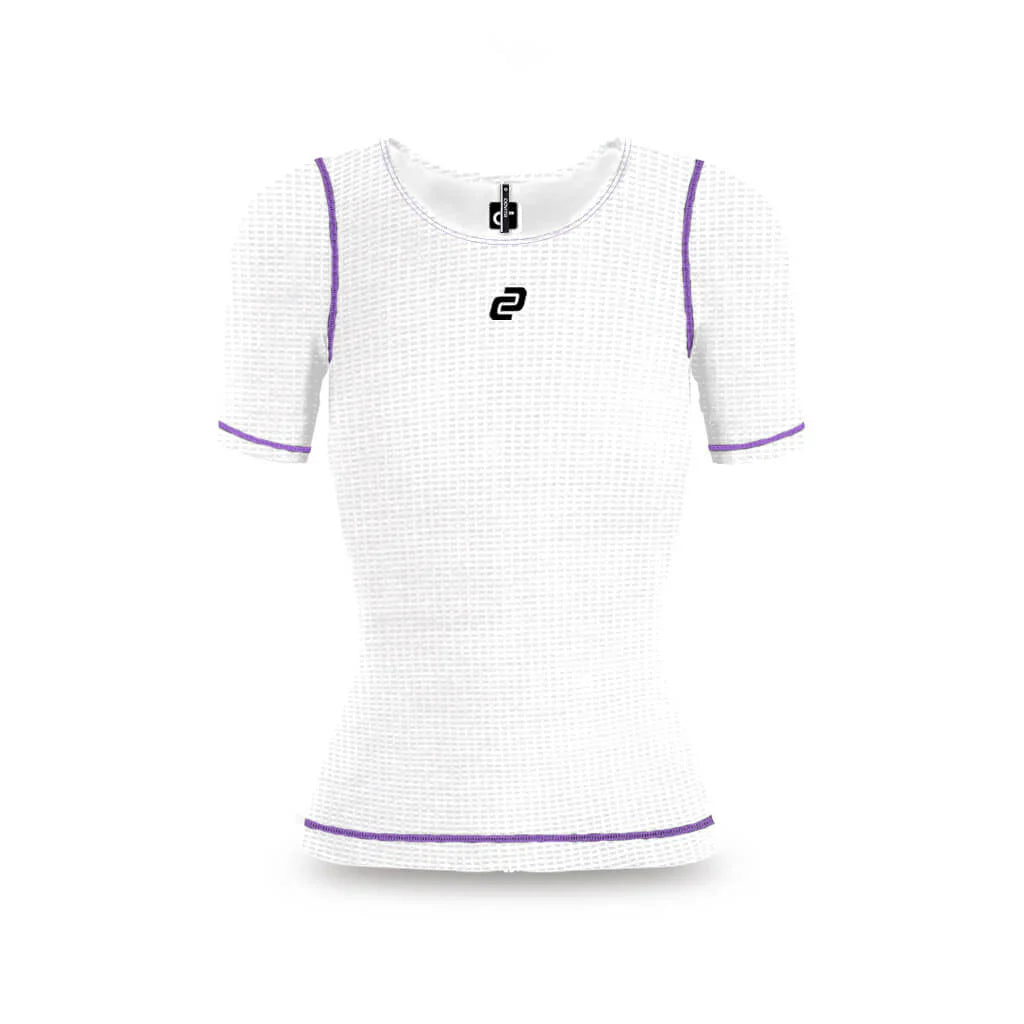 Ciovita Women's Dri-Release Short Sleeve Baselayer (White)