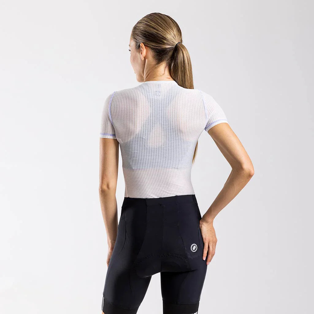 Ciovita Women's Dri-Release Short Sleeve Baselayer (White)