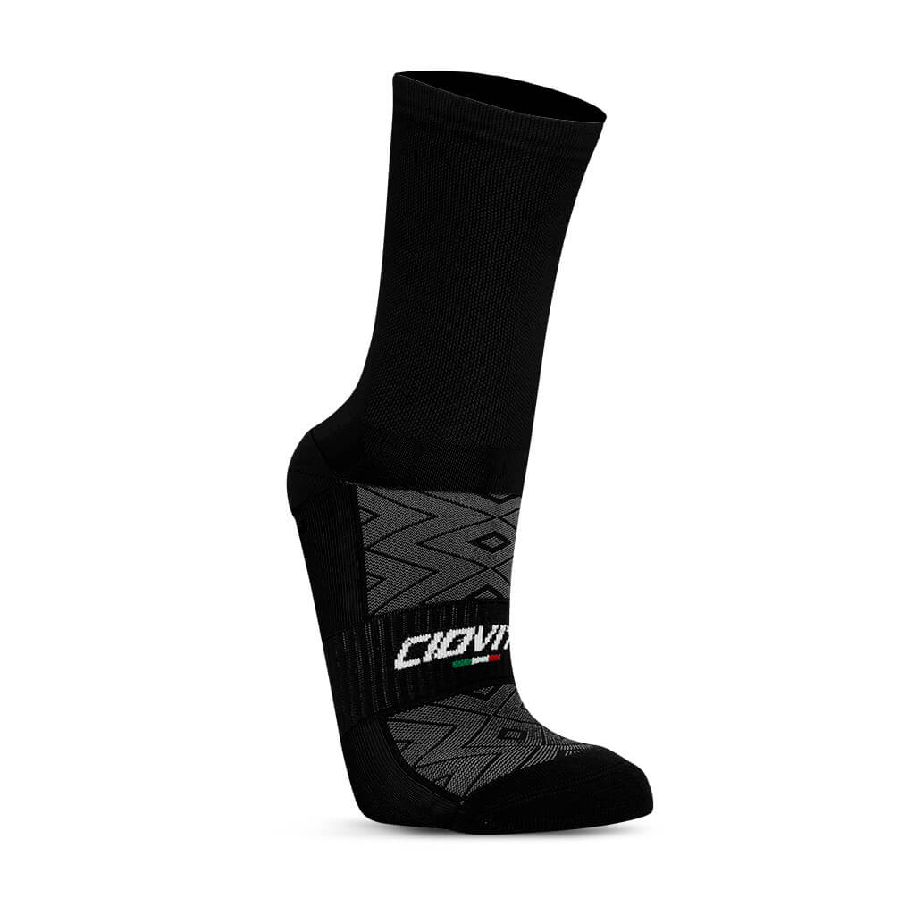 Ciovita Black Logo Crew Socks