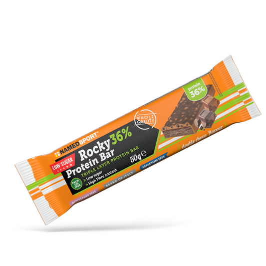 NAMED ROCKY 36% PROTEIN BAR DOUBLE CHOC 50G