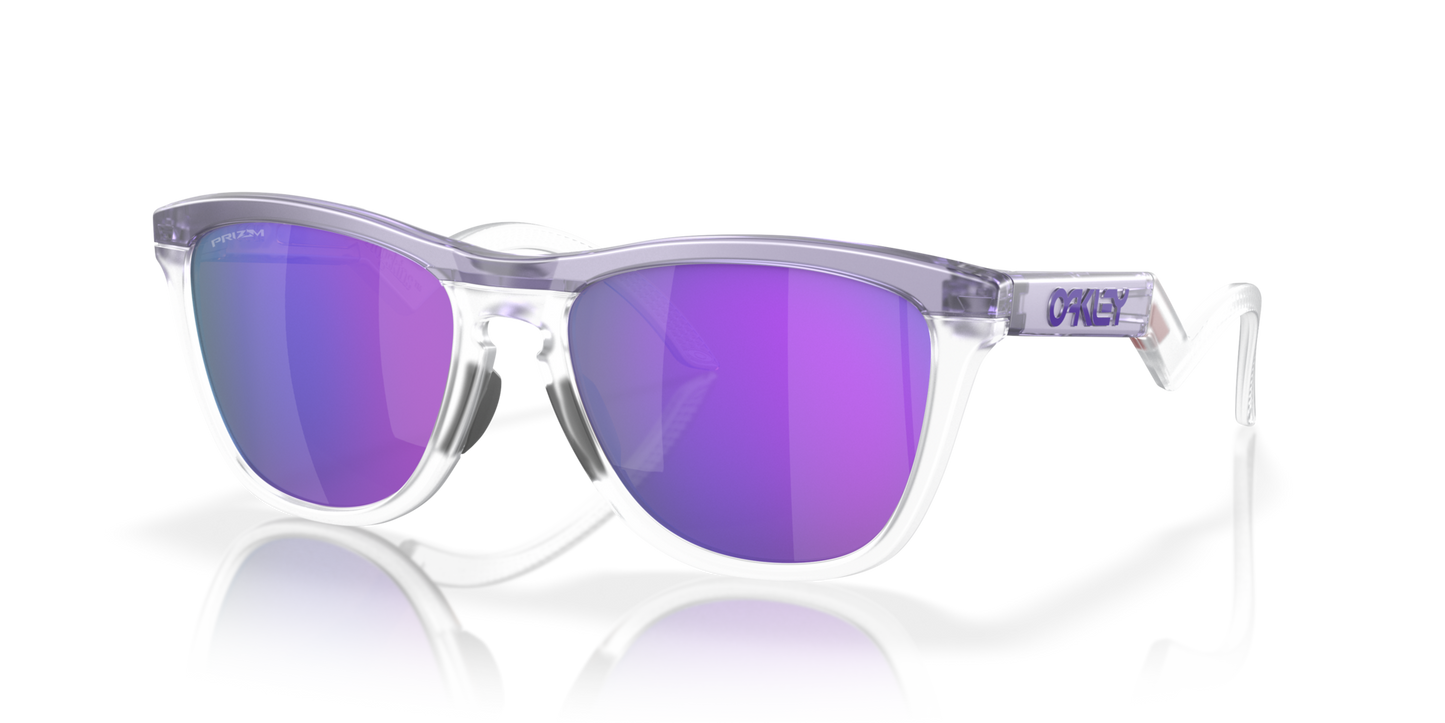 Oakley Frogskin Hybrid Matte Lilac Prizm Clear