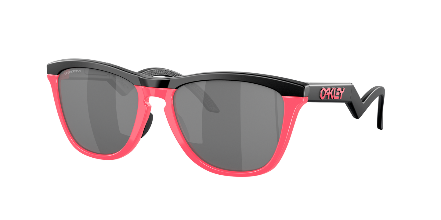 Oakley Frogskins Hybrid Matte Black/Neon Pink w/ Prizm Black
