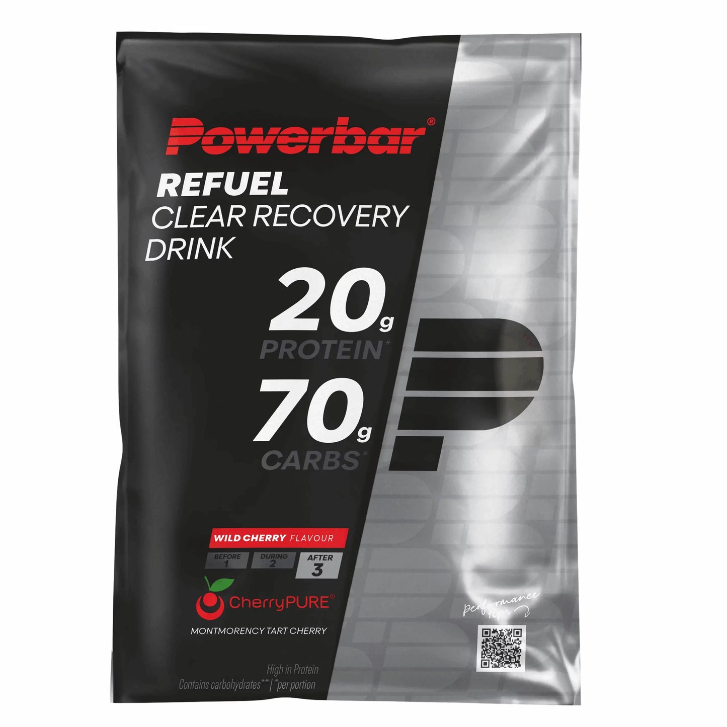 Powerbar Refuel Clear Recovery Drink Wild Cherry 97g