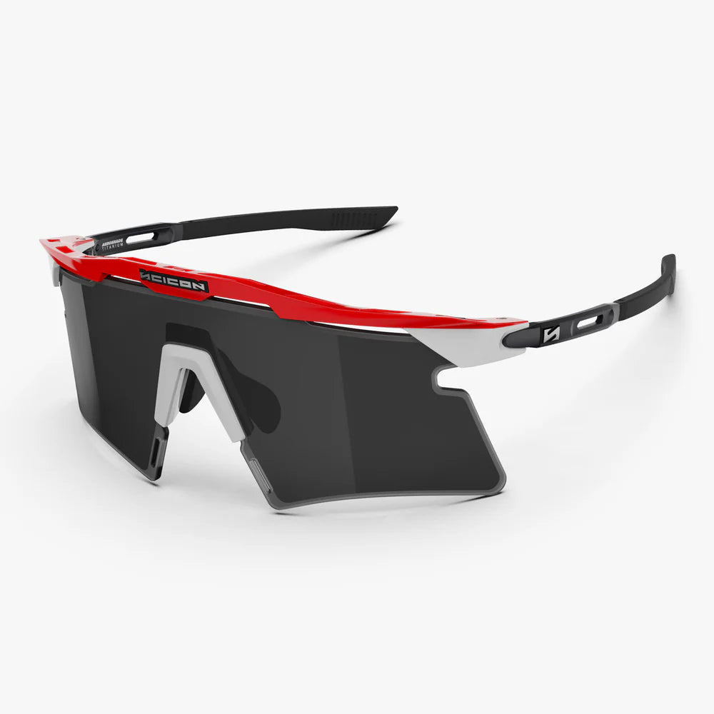 Scicon Aeroshade 2.0 Titanium UAE Emerates Edition White/Red Smoke + Pink Lens