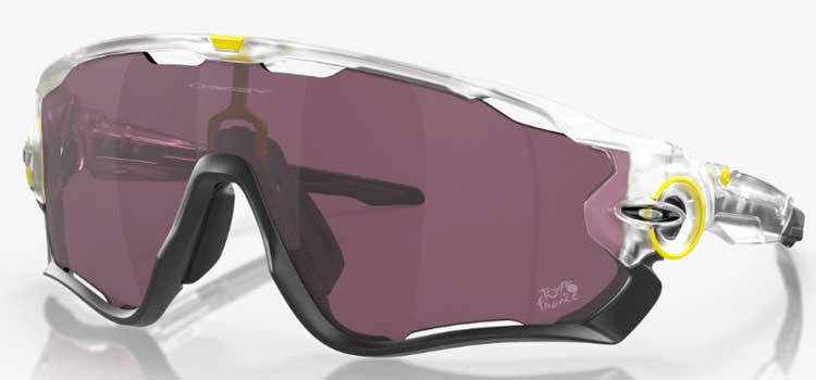 Oakley Jaw Breaker TDF Matte Clear Prizm Road Black