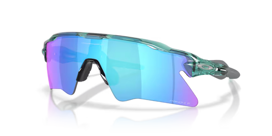 Oakley Radar EV Heater Transparent Pacific W/Prizm Sapphire Polarized