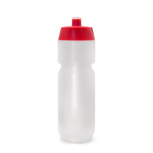 Ryder Water Bottle Neo Clear Red Cap 800ml