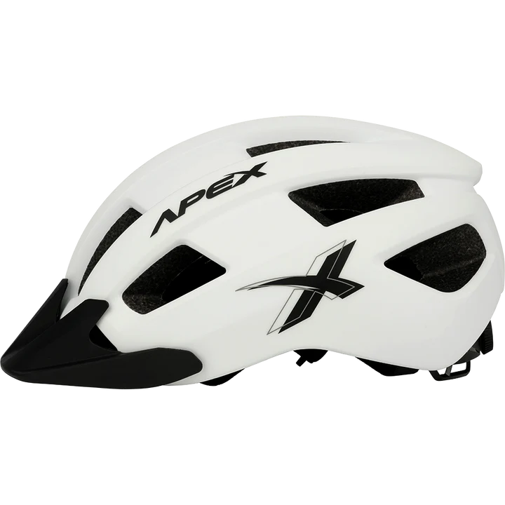 Apex Adult Helmet Matte White