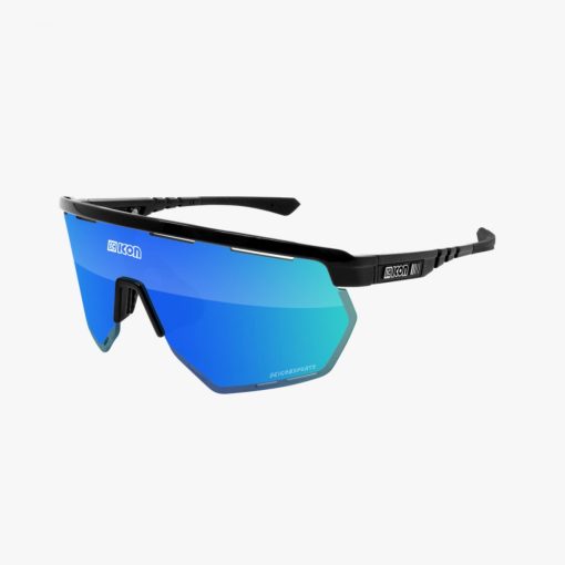 SCICON AEROWING BLACK GLOSS MULRIMIRROR BLUE