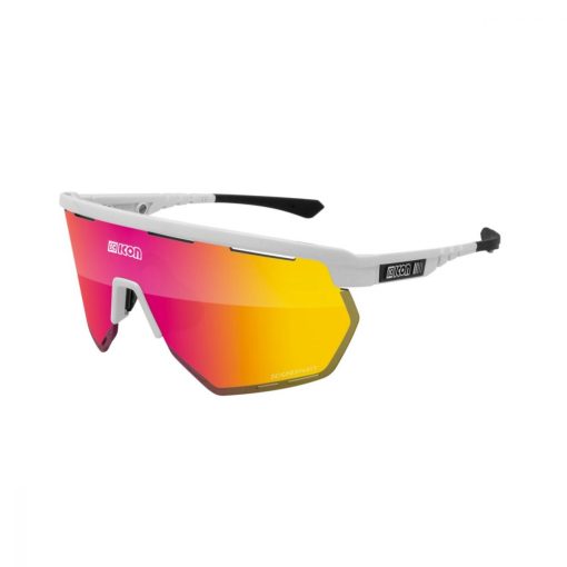 SCICON AEROWING WHITE GLOSS MULRIMIRROR RED