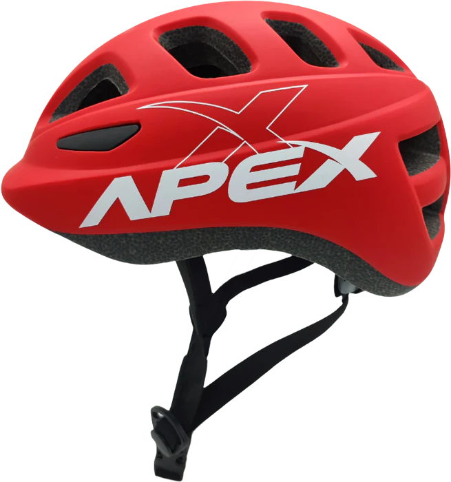 APEX KIDS HELMET SIZE 50-54CM MATTE RED
