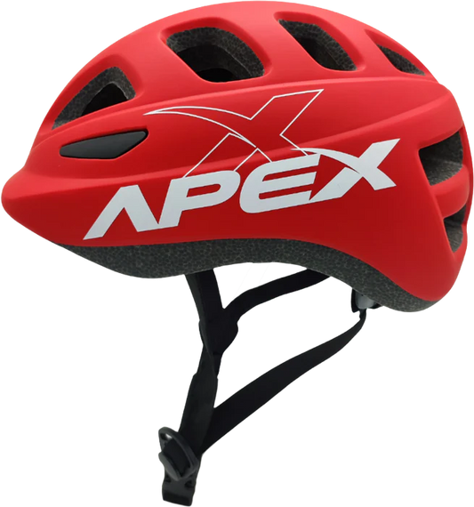 APEX KIDS HELMET SIZE 50-54CM MATTE RED