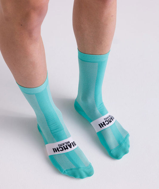 Bianchi Sock Santini High Profile Celeste