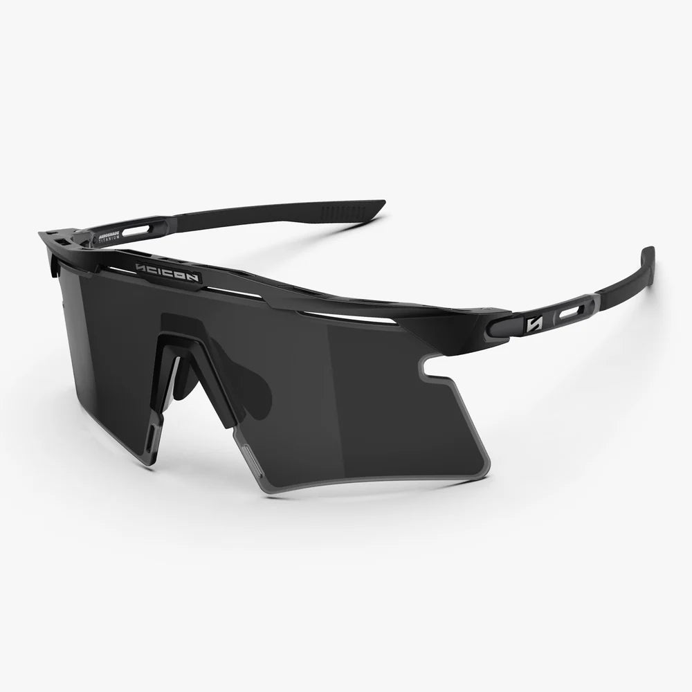 Scicon Aeroshade 2.0 Titanium Matte Black Smoke + Pink Lens