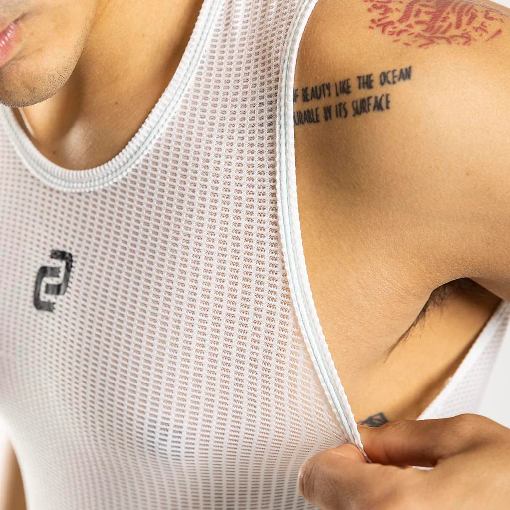 Ciovita Men White Dri-release Undervest