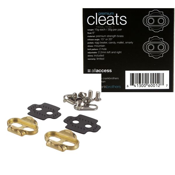 Crankbrothers Standard Release Cleat Kit - 6 Deg