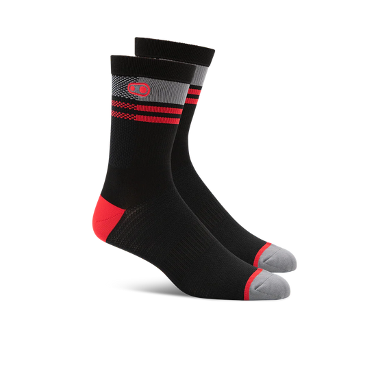 Crankbrothers Icon Socks SM/MD BLK/RED/GRY