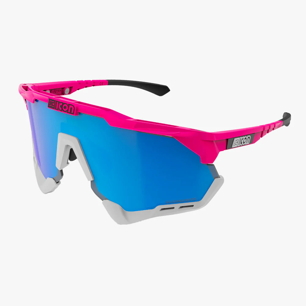 SCICON AEROSHADE XL MULTIMIRROR BLUE NEON PINK