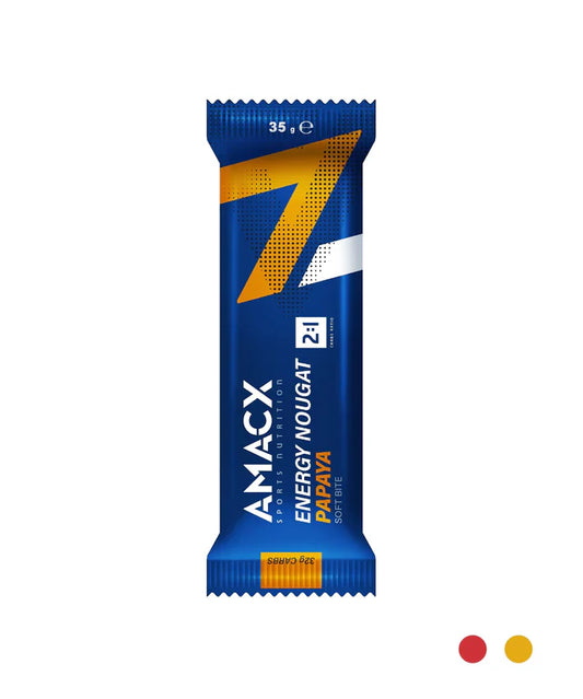 Amacx Energy Nougat Bar Papaya