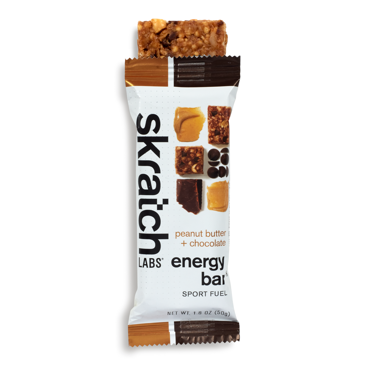 Skratch Labs Energy Bar Sport Fuel Peanut Butter + Chocolate