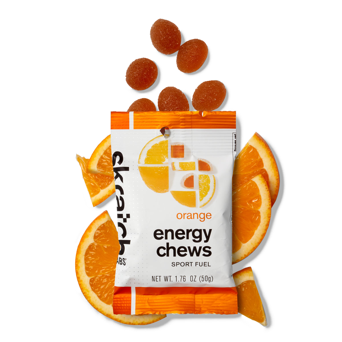 Skratch Labs Energy Chews Sport Fuel Orange