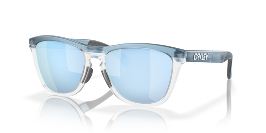 Oakley Frogskins Range Transparent Stonewash Prizm Deep Water Polarized