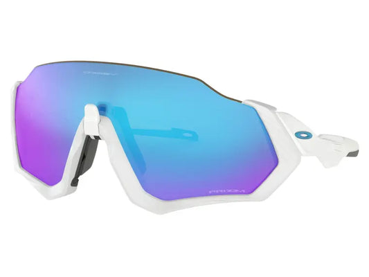 Oakley Flight Jacket Matte White Prizm Sapphire Iridium