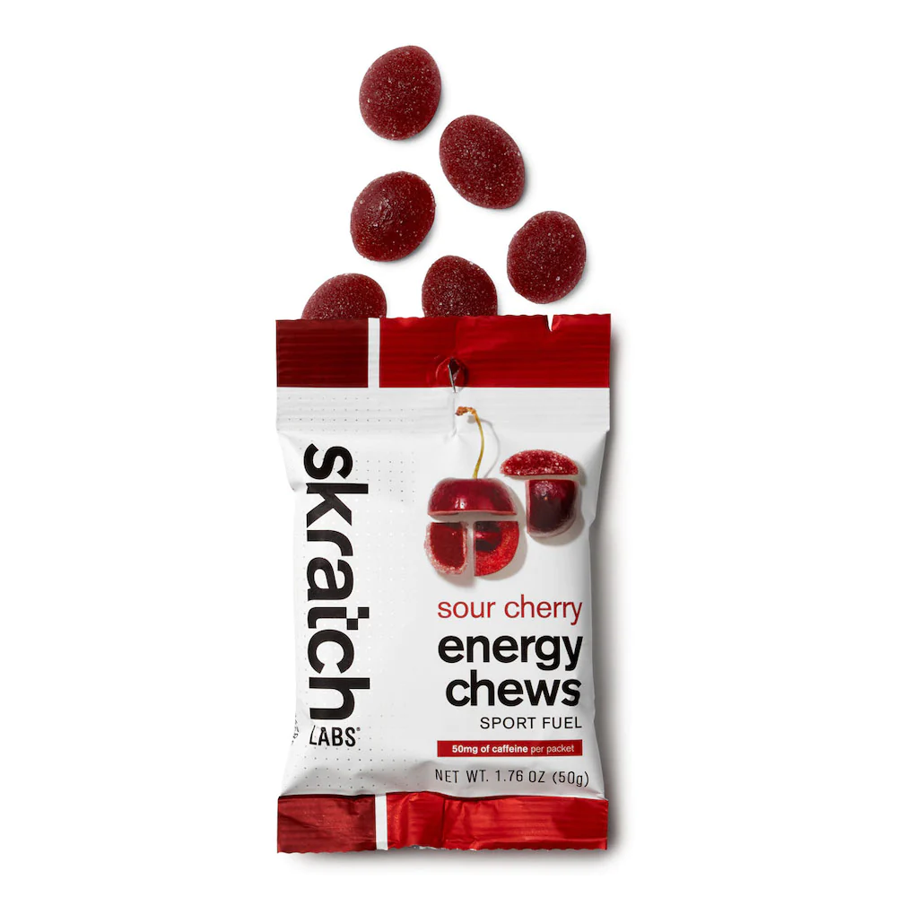Skratch Labs Energy Chews Sport Fuel Sour Cherry 50g