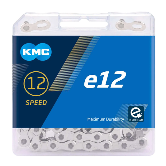 E12 12 Speed Chain 130 Links - Silver