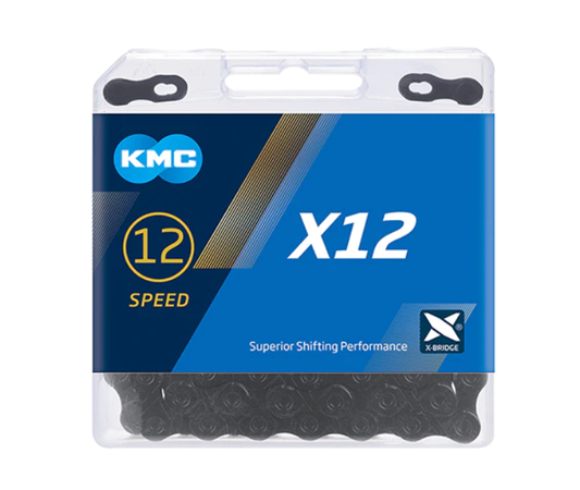 X12 12 Speed Chain 126 Links - Black