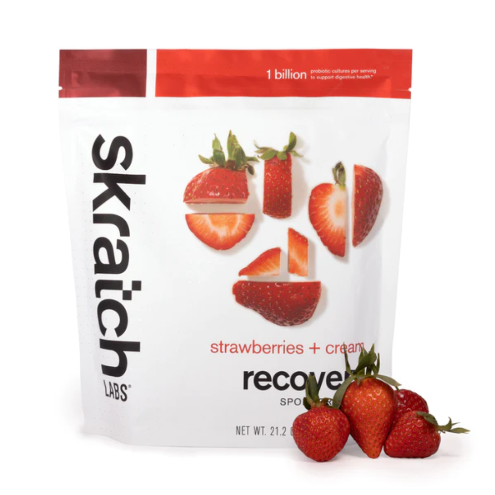Skratch Labs Recovery Sports Drink Mix Strawberries & Cream 600g