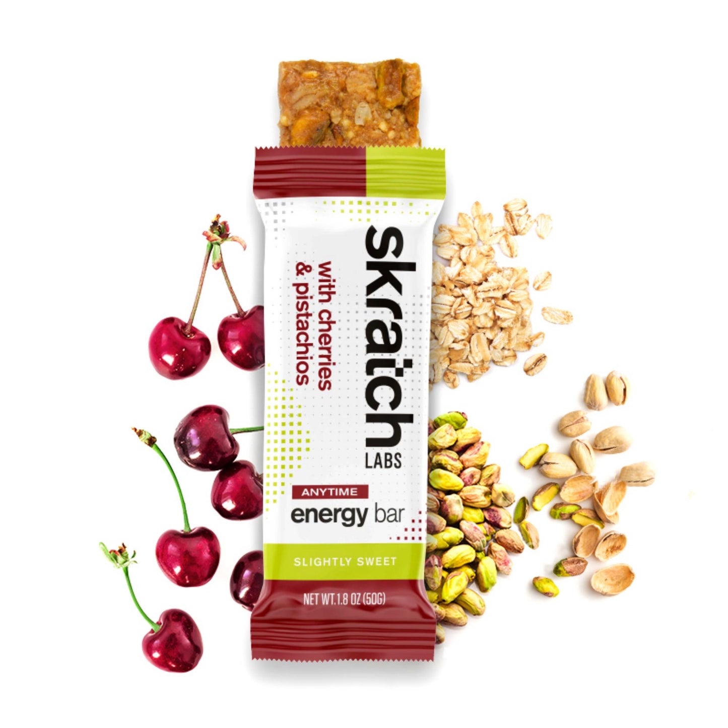 Skratch Labs Energy Bar Sport Fuel Cherries & Pistachios 50g